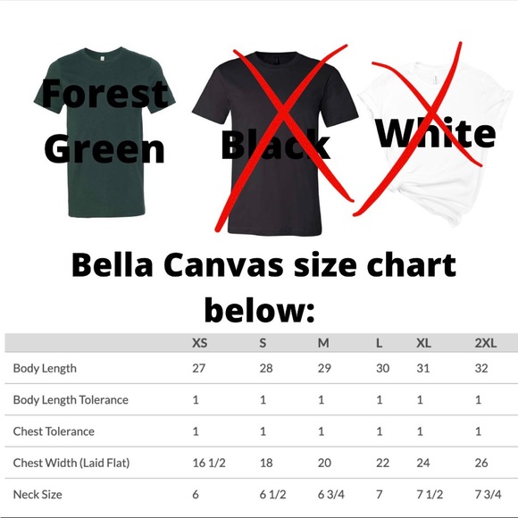 Merry and Bright Christmas Holiday Tshirt Forest Green NEW Unisex - Picture 3 of 3